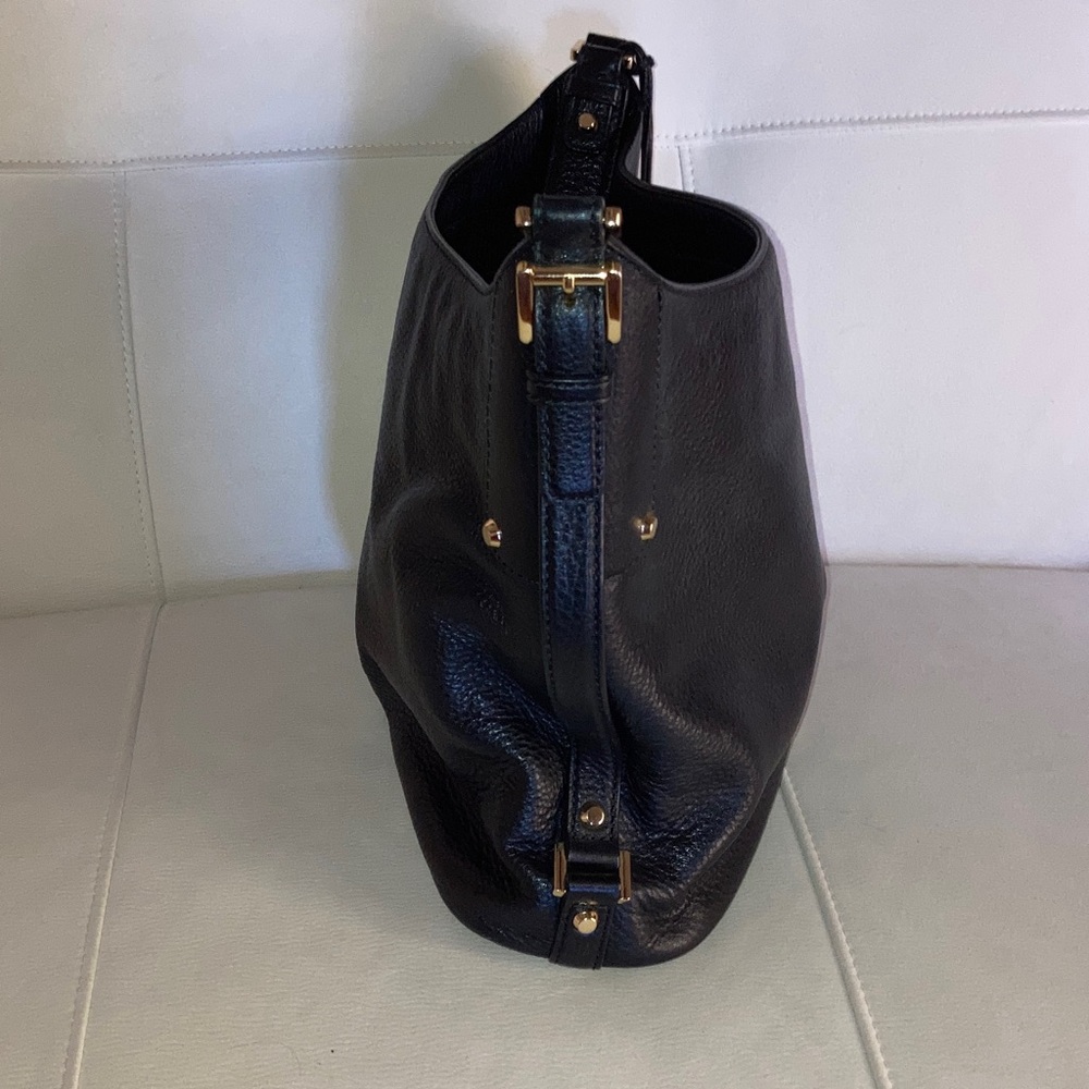 Michael Kors Black Pebbled Leather Shoulder Bag - Picture 4 of 4